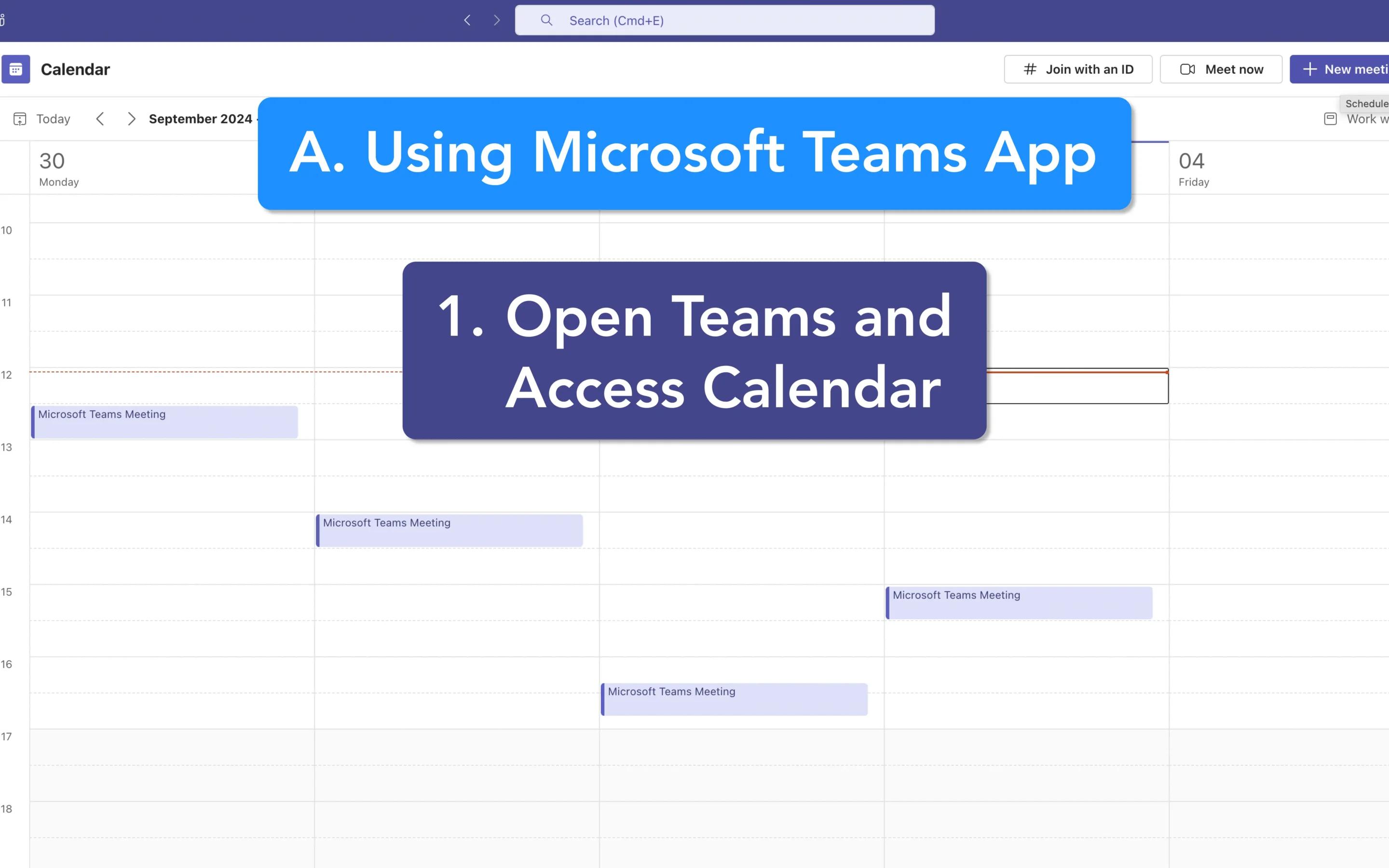 How to Schedule a Meeting in Microsoft Teams