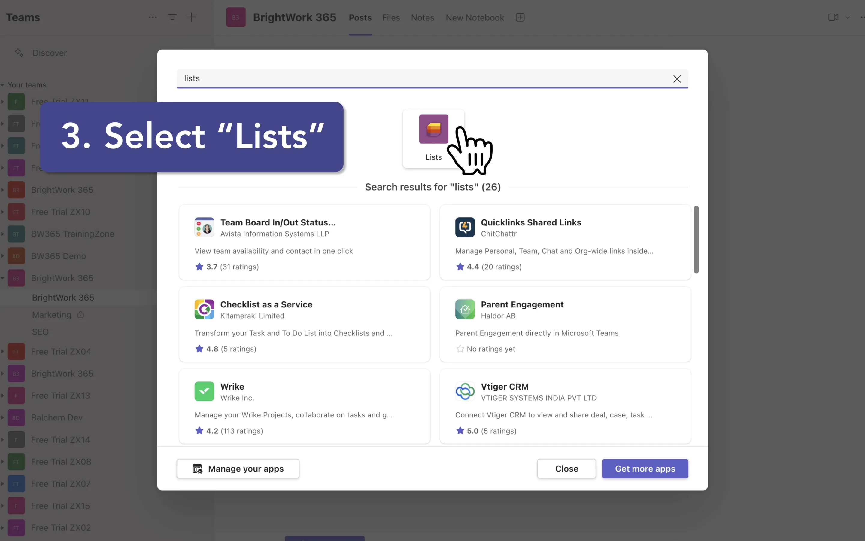 How to Add a Microsoft List to a Microsoft Teams Channel