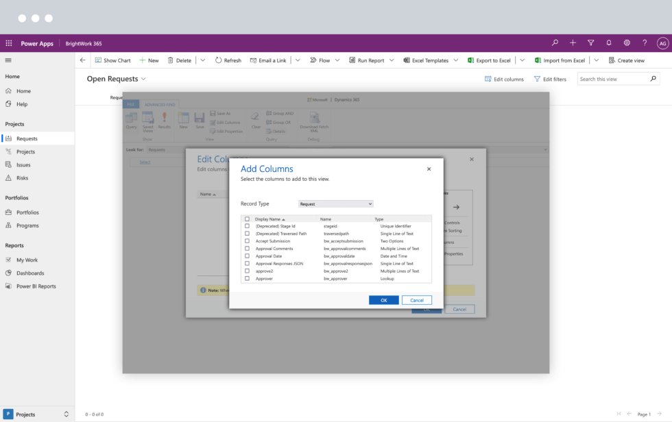 Project Request Management with BrightWork 365 for Microsoft 365