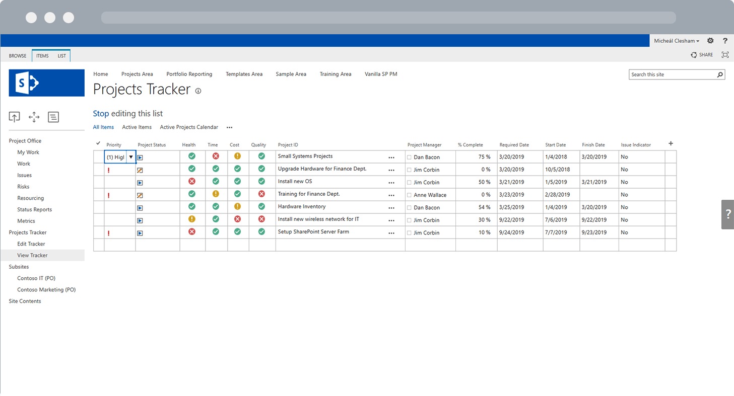 A Quick Guide to SharePoint Project Tracking [Template Included